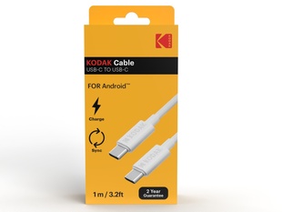 KODAK kabel USB C &lt;-&gt; USB C, 1 m, bílý